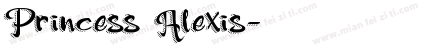 Princess Alexis字体转换